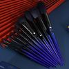 13pcs Synthetic Makeup Brush Set Soft Bristle Eyeshadow Brush Makeup Tools for Makeup Beginners