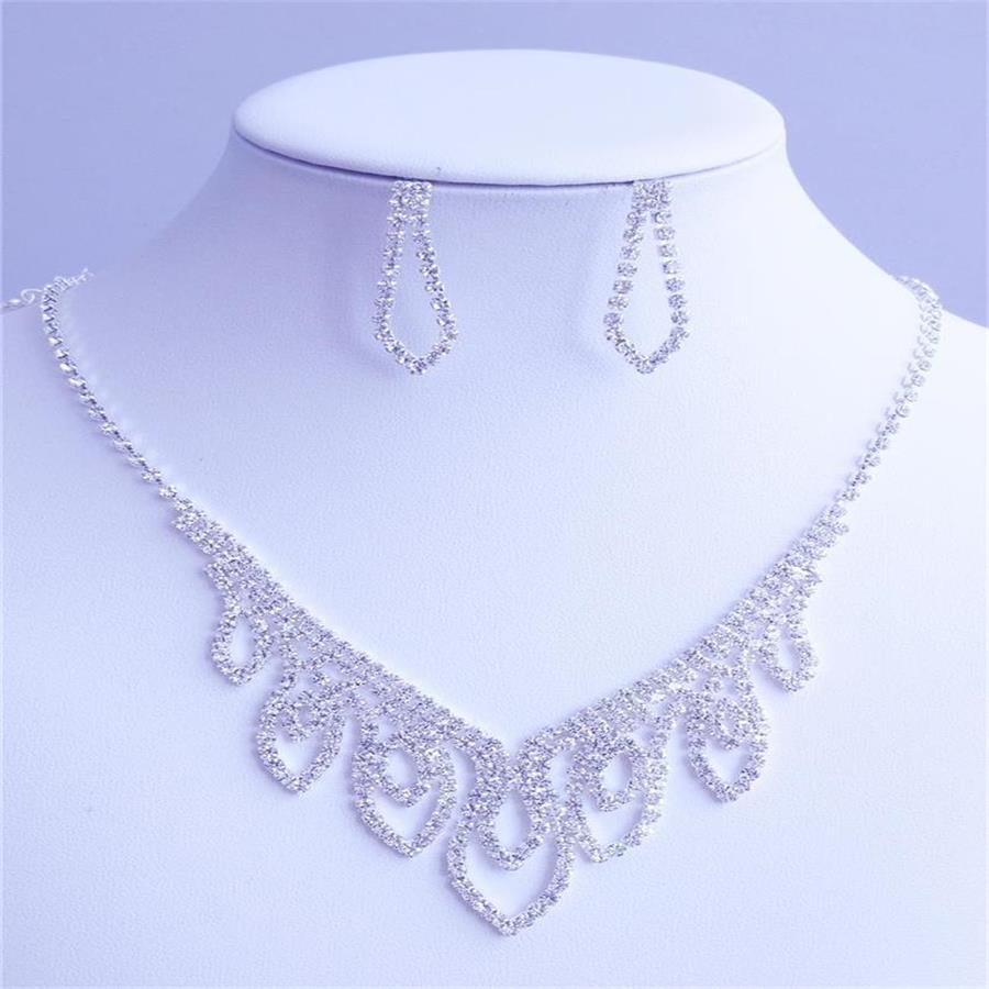 Wedding Bridal Accessories Clothing Versatile Necklace Earrings Set