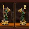 Fortune Guan Gong Sculpture Resin Ornaments Crafts Home Bookshelf Figurines Decoration Store Office Desk Statue Accessories Item