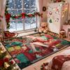 Christmas Anime Girl Style Living Room Carpet Fashion Cute Decoration Bedroom Bedside Plush Rug Cloakroom Non-slip Washable Mat
