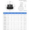 1M 13/15/20/26/30 Teeth Steel Helical Gear DIY Motor Staggered Gear 6-15mm