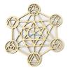 Wooden Meditation Coasters for Home Living Room Desktop Decoration Cut Wooden Decor D57B