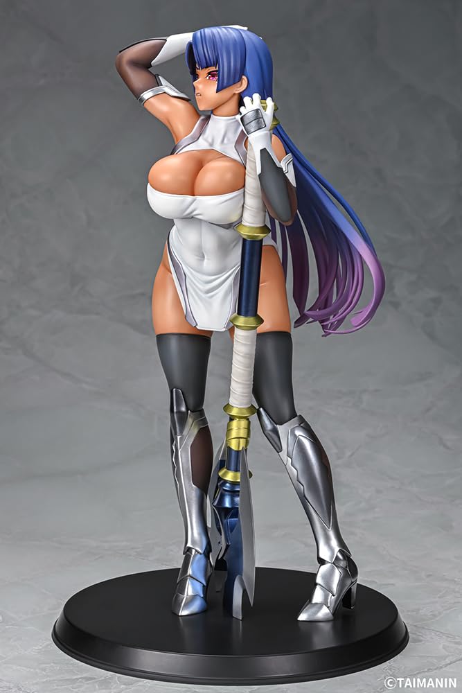 Q-six Taimanin RPGX Pale Young Purple Yatsumurasaki Tanned Ver. 1/6 Scale PVC Painted Complete Figure -