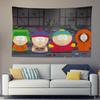 SSouth PPark Anime Tapestry Decoration Bedroom Dormitory Background Cloth Holiday Home Party Living Room Club Cloth
