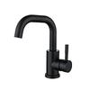 304 Stainless Steel Black/Brushed Gold Hot And Cold Water Mixer Tap Bathroom Basin Washing Table Rotating Basin Faucet Crane