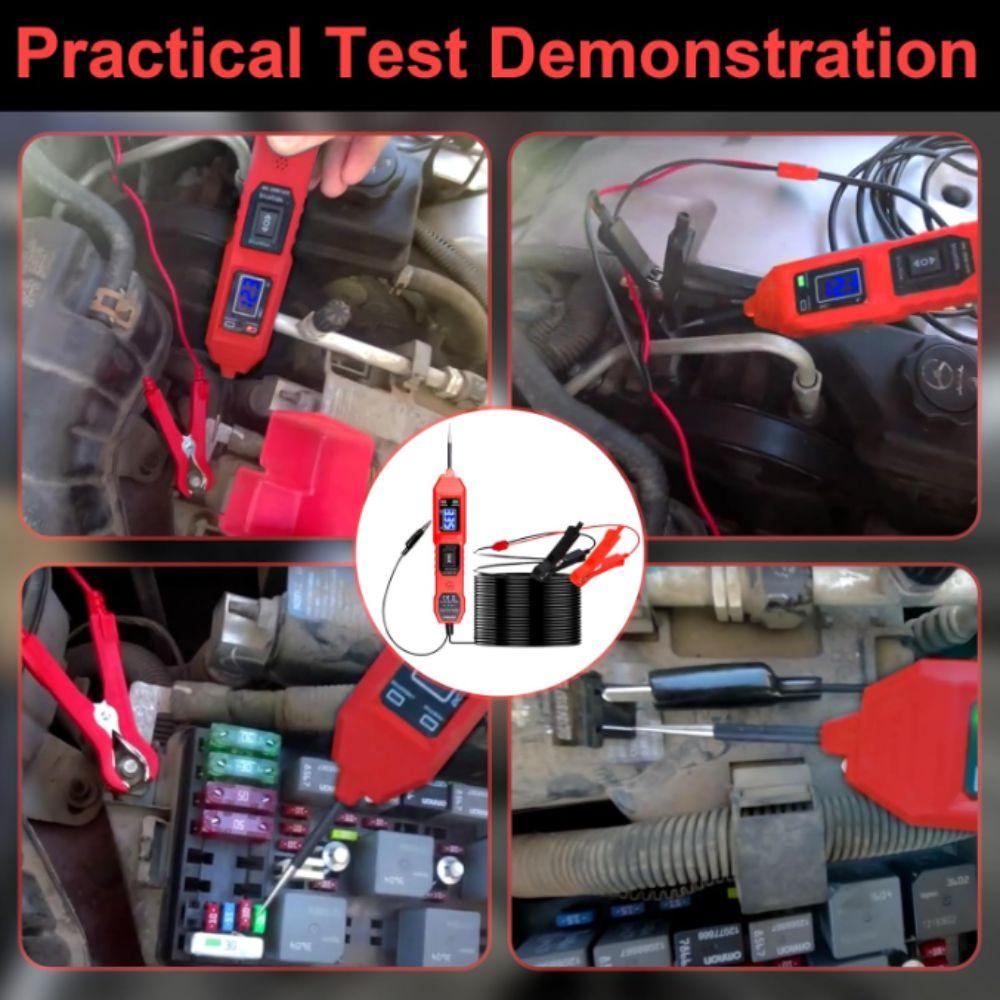 8A Automotive Electric Circuit Tester Continuity Testing Car Power Circuit Probe Kit  Auto Repair