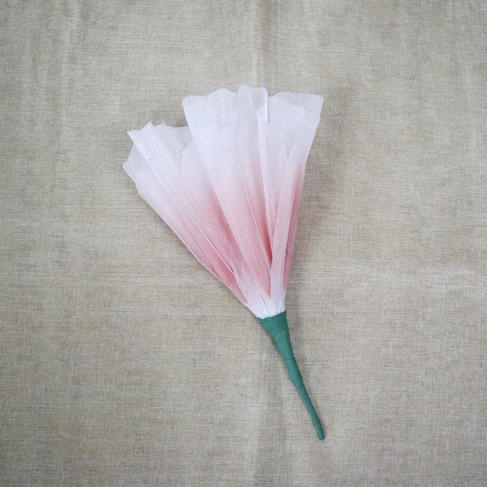 Spring Peach Blossom Decor: Artificial Gauze Flowers for Weddings, Home, Garden, or Mall Decorations.