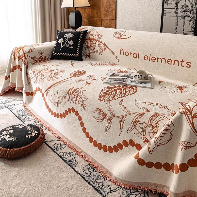 Sofa cover cloth is universal in all seasons, light luxury, high-end dust-proof sofa blanket, a whole cover 2025 new sofa towel