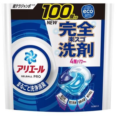 Ariel Laundry Detergent Gel Ball Pro Whole Cleaning Deodorizing Clean and Refreshing Scent Refill 100 Pieces [Large Capacity]