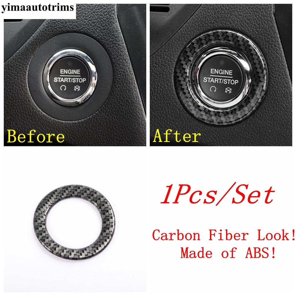

Steering Wheel / Pillar A Frame / Glove Box / Gear Shift Panel / Window Lift Cover Trim Accessories For Ford Explorer 2016 -2018 Start Stop Button