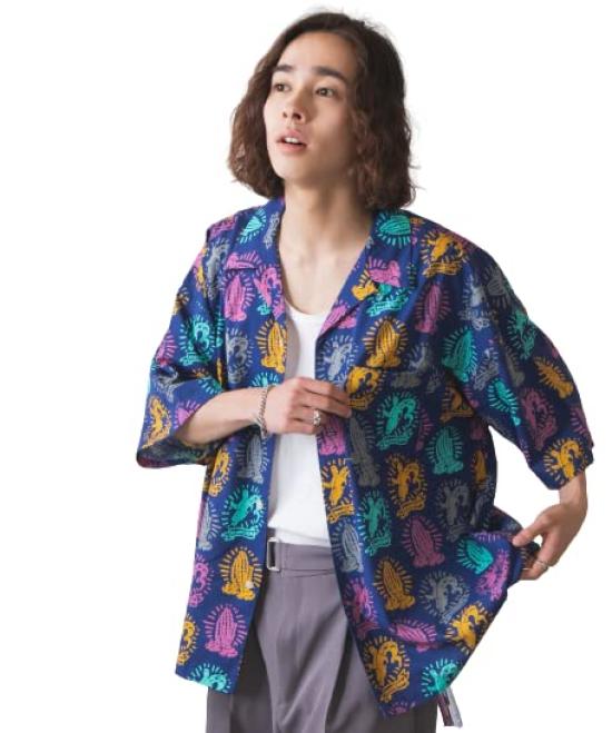 

WEGO Унисекс HOOKANO Aloha Шорты Свободного Кроя с Рисунком 3 Рубашка на Заказ, С Рисунком, Рукав, Большой, Крой, Стильный, Весна/Лето/Осень, Мужской, M,