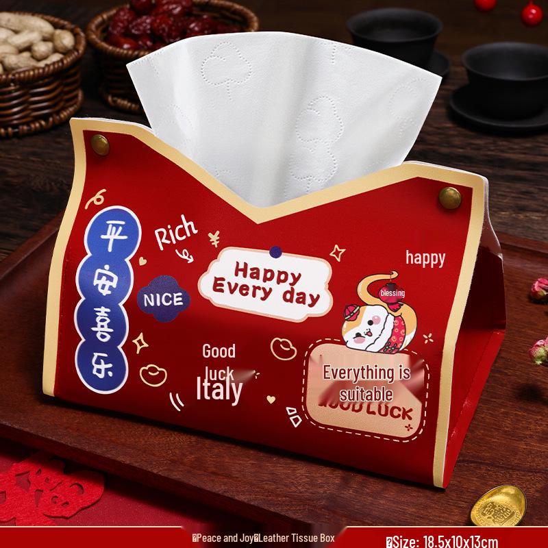 Housewarming Joy Tissue Box Bag - New Home Decoration for Moving Celebration