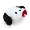 Sanrio Pochacco Face-Shaped Cushion with Red Ribbon, 35th Anniversary, Birthday Gift, 32 X 35 X 15 Cm, Character 061140