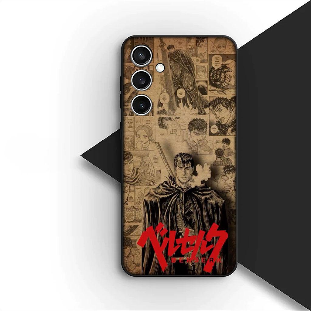 Berserk Cartoon Guts Phone Cover Soft Case for OPPO A18 A16 A80 A40 A17 A15 A38 A78 A79 A54 A57 A58 A60 4G 5G Casing