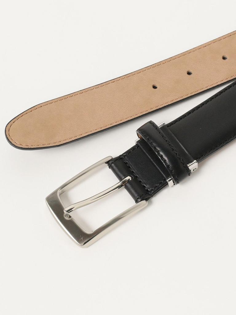 [BEAMS HART] Leather Belt 331mm Leather Belt Men's BLACK FREE