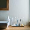 MUJI Porcelain Toothbrush Stand Toothbrush MBB20A6A (Single Holder), Gray,
