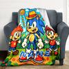 Custom 1pc Sonic Adventure Blanket, Soft And Comfortable Blanket, Casual Warm, Camping Travel Blanket, Birthday Gift Q912175