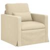 Cream Sofa 78 X 78 X 80 Cm Fabric
