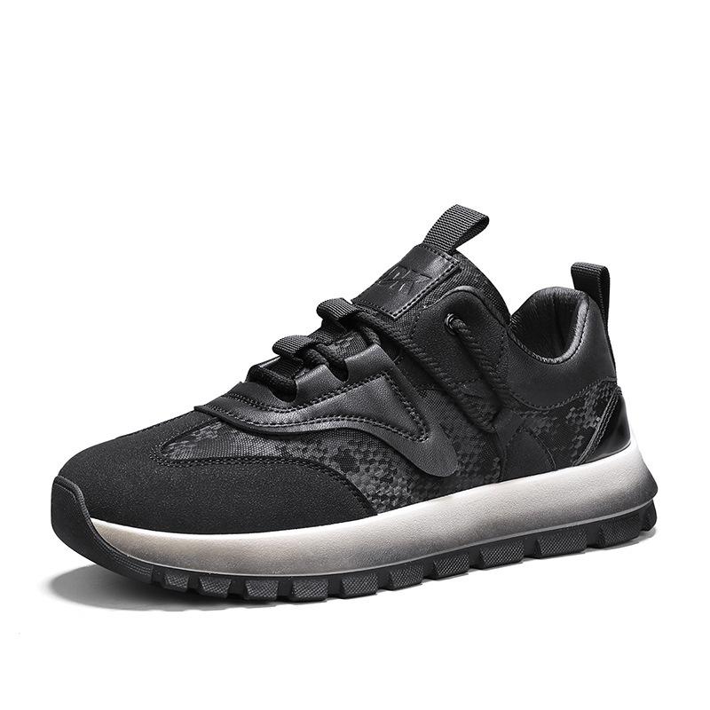 

Мужская обувь кроссовки мужские весна и осень повседневные ретро корейская версия прилив четыре сезона обувь платформа подростковые папы кроссовки 39