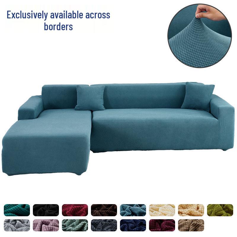 Universal Stretch Sofa Cover - Modern, Year-Round Fit for Chaise and Leather Sofas
