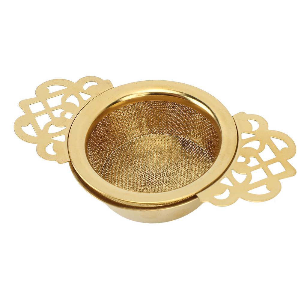 Tea Infuser Filter 304 Stainless Steel Insulated Base Fine Mesh Tea Strainer Bowl for Brewing