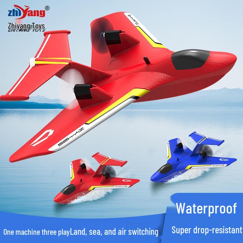 ZY-425 Remote Control Electric Glider: Land, Air & Sea Model Airplane with Water Takeoff Capability.