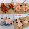 Large Artificial Dahlia Flower For Photography Props With Durable Silk Material For Event Decor
