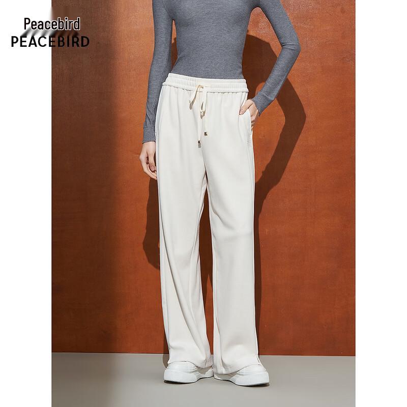 

PEACEBIRD Women s Ribbed Knit Drawstring Lounge Pants L