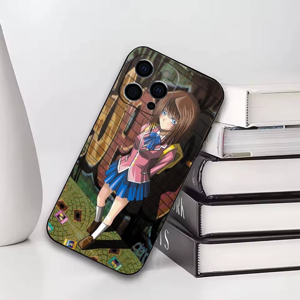 

Yu-Gi-Oh Anzu Mazaki Phone Case For iPhone17,16,15,14,13,12,11 Plus,Pro Soft Silicone Black Cover iPhone15pro