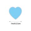 Heart-Shaped Love Stickers - 500 Self-Adhesive Labels per Roll