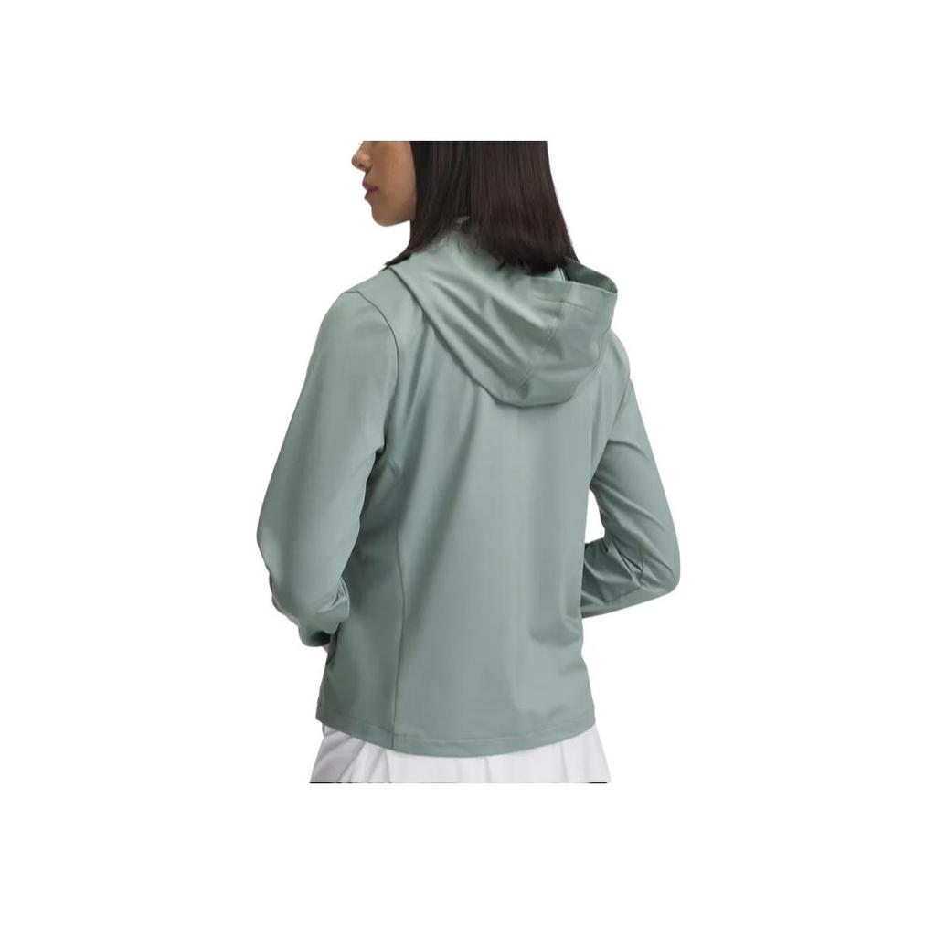 Under Armour Ss25 Drive Simple Comfortable Hooded Slim Fit Long Sleeve Sweatshirt Women Sweatshirt Lime-Green 1389971-348