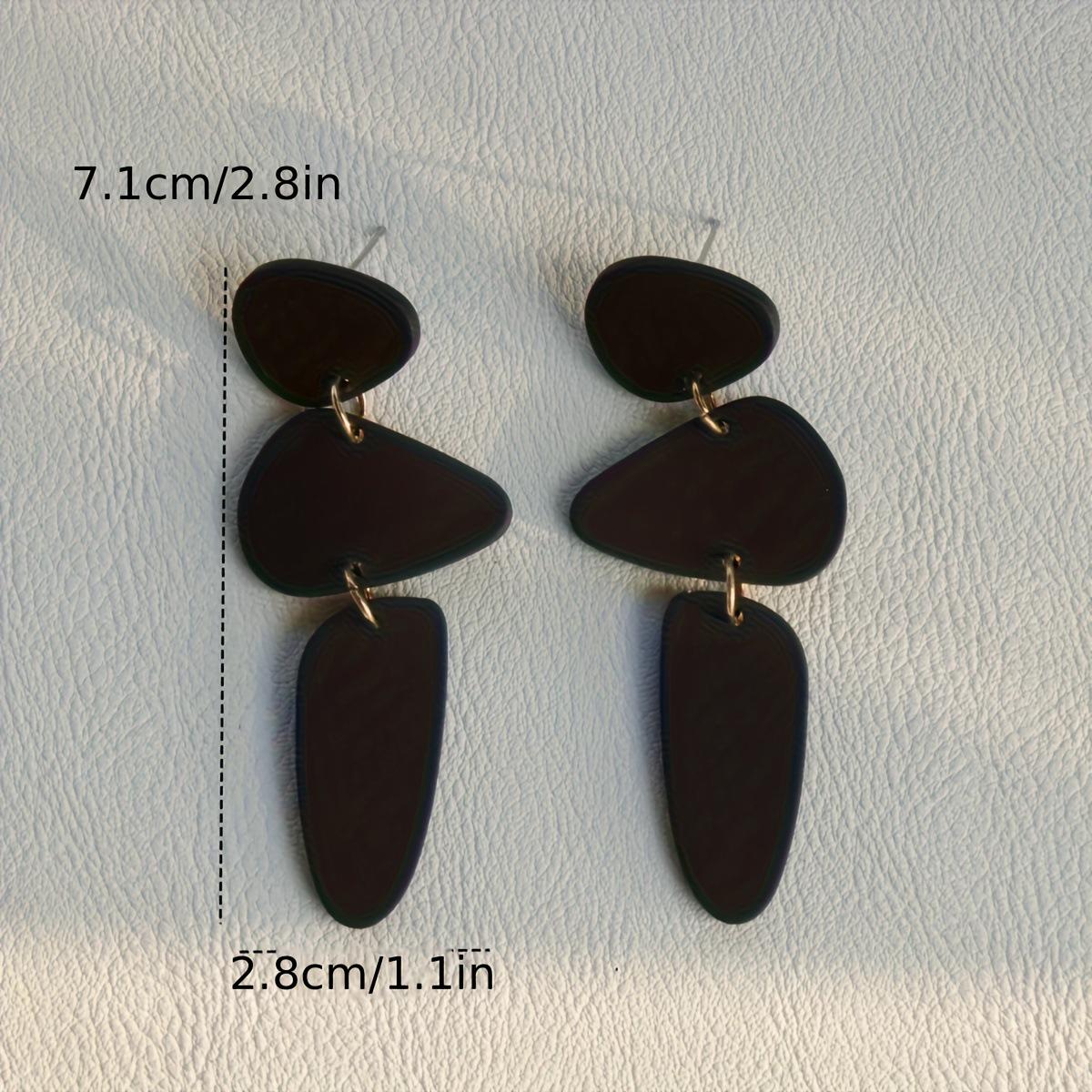 Модные европейские и американские акриловые серьги S925 для девочек на каникулы