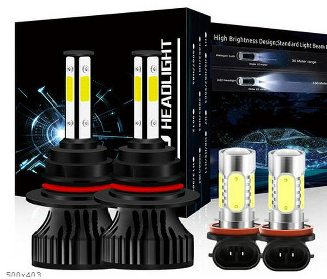 LED Scheinwerfer Kombi-Set: H11, H8, H9005, 9006, H4, H7, H13, 9007, 880, 881