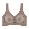 Plus Size Full Coverage Wireless Tank Style Comfortable Thin Bra For Women Large Bust