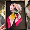Square Paisley Hijab Satin Scarf Shawl High Quality Silk Scarf  Hair Accessories
