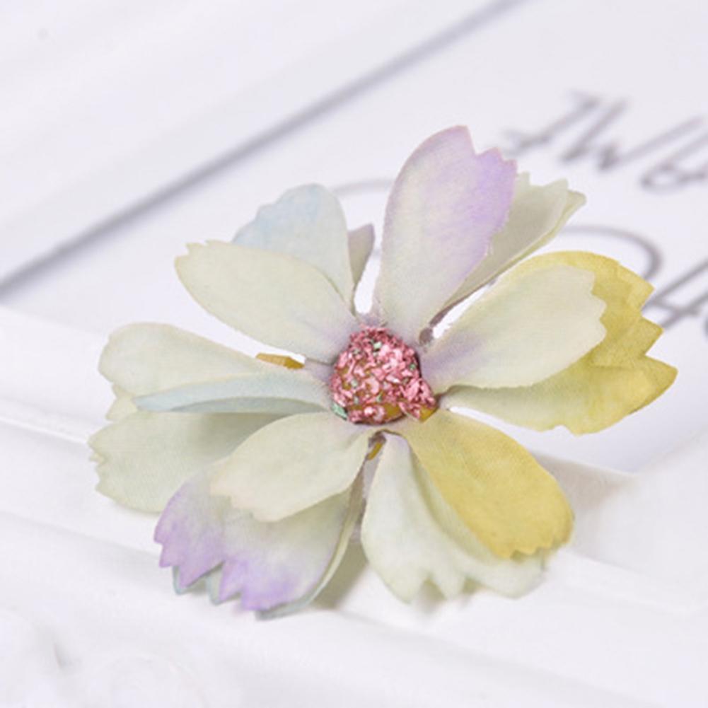 Christmas Tree Party Decoration Sparkling Flower Ornaments Set of 10