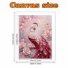 Animal series peacock pearl painting diy selfadhesive handmade home decoration painting as a gift