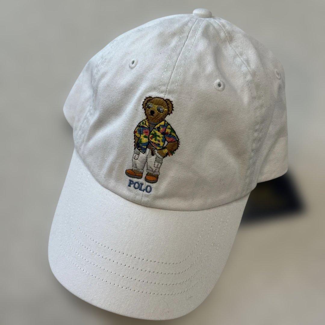 Used [New] Polo Ralph Lauren White Cap Aloha Hawaii Polo