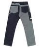 Kojima Jeans Multi Combo Painter Made in Okayama Straight Leg Pants Size Indigo x RNB-1084 Pants, Japan, Men's Denim, One-Wash (JP, 38, Hickery)