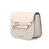 Michael Kors MK Emilia Classic Monogram Coated Canvas Shoulder Crossbody Bag Small Women Bags Beige 35S2GU5C1B-CREME-MULTI-LEGER