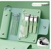 Nail Clipper Set with Leather Case - Manicure Tools