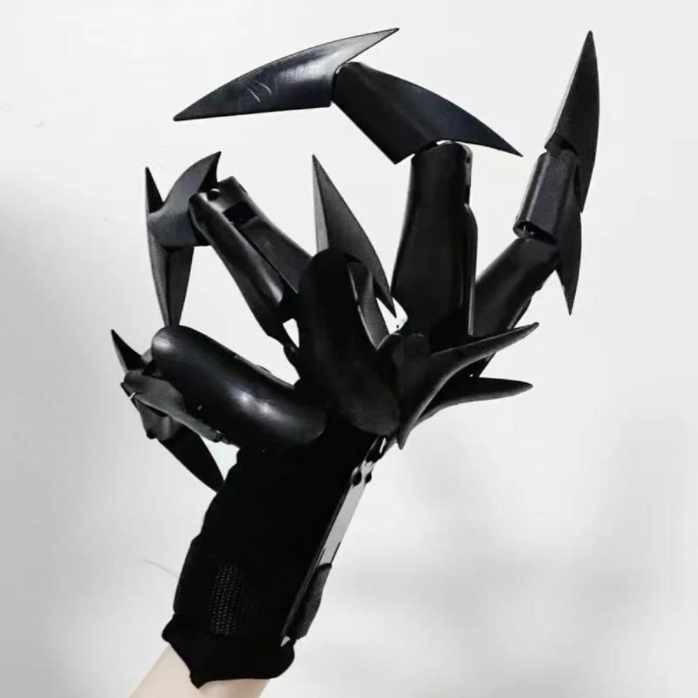 Halloween pinza manipolatrice mobile Nero tecnologia secondaria cos vestire gancio volante artiglio freddo giocattolo anello guerriero oscuro regalo