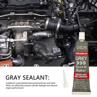 Adeziv Sigilant Garnitură Temperatură Înaltă Gri Sigilant Garnitură 85g Lipici Eficient Portabil pentru Reparare Motor pentru Motocicletă Mașină Mecanic