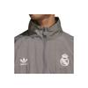 Adidas Real Madrid 2024/25 Lifestyler Anthem Track Top Charcoal Men Streetwear JI9479