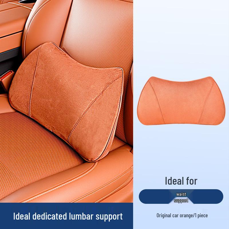 Neck Support Pillow for Ideal Headrest L6L7/L8/L9: MEGA Car Lumbar and Neck Protector