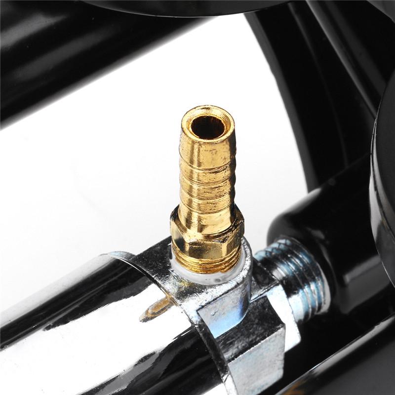 High Quality Stainless Steel 120HZ 300db Super Loud Dual Air Horn Twin Tone Trumpet Dukes Kit With Compressor For Car Truck Boat Lorry DC12/24V