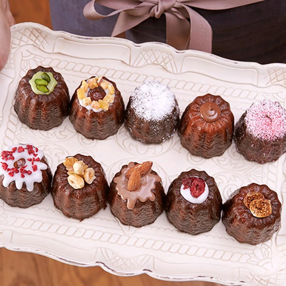 Cavities Mousse Non-Stick Custard Muffin Baking Tool Candle Making Tools Soap Mould Cannele Mold