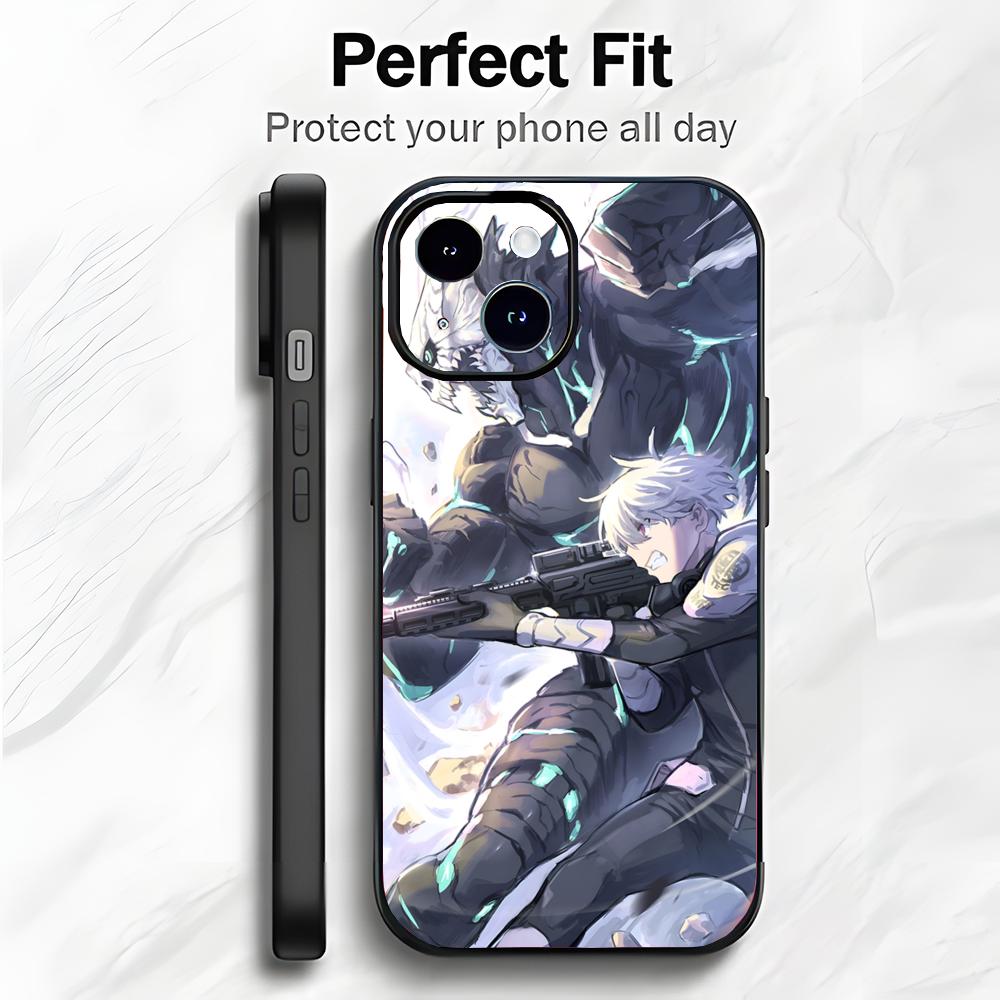 Cool Modern Anime K-Kaiju No.8 Phone Case Phone Case Soft Packaging Lightweight For iPhone17 16 15 14 13ProMax