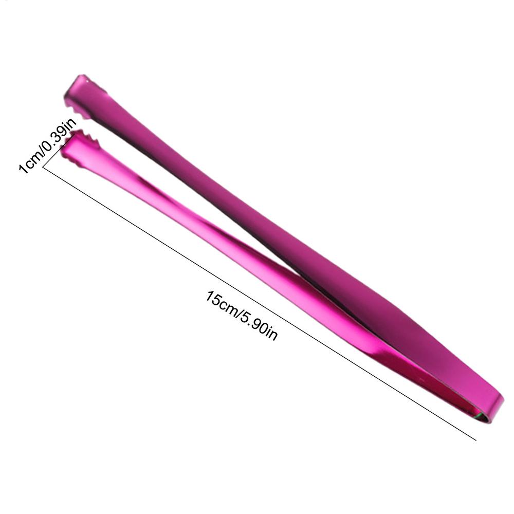 Eier-Chalazae-Entferner 15 cm Edelstahl Küchen-Lebensmittelzange Rutschfester Eisclip Steak-Salat-Klemme Kochen BBQ-Pinzette Gadget