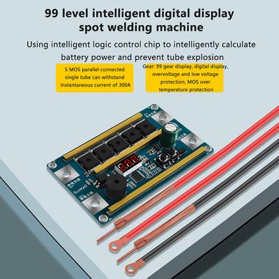 Spot Welder 12V 18650 Lithium Battery Energy Storage Spot Welding Machine Pcb Circuit Board Portable Soldering Equipment Diy Kit